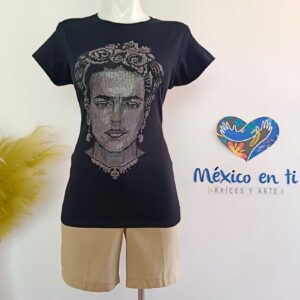 Playera Retrato Punteado T-M