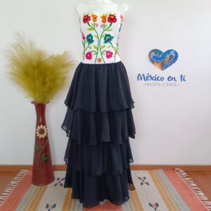 Vestido olanes  straple T-Ext G (38)