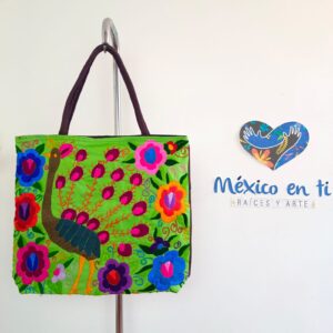 Bolsa bordada mano