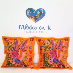 Funda para cojín colibrí