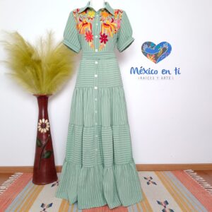 Vestido Tenango Rayas T-G (36)