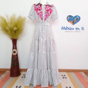 Vestido Tenango Rayas T-Ch (32)