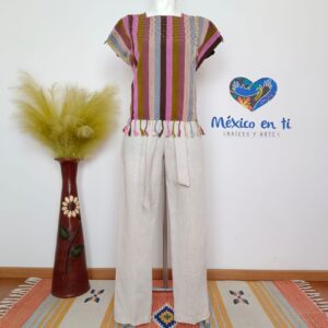 Pantalón de dama 100% lino