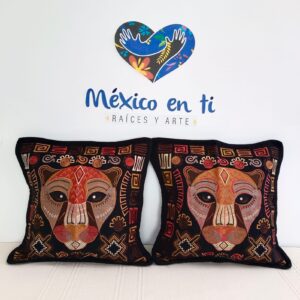 Funda para cojín pantera
