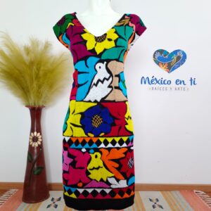 Vestido Bordado de Relleno T-M (34)