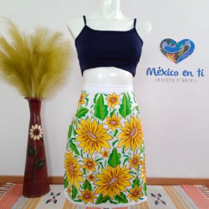 Minifalda bordada T-G (36)