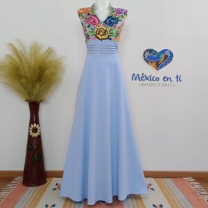 Vestido Cuello V  T-Ext G (38)