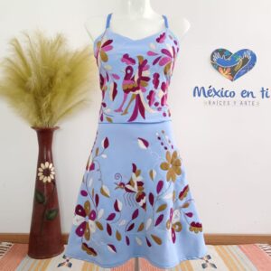 Conjunto bordado Tenango T-G (36)