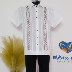 Guayabera Punto de Cruz  T-32